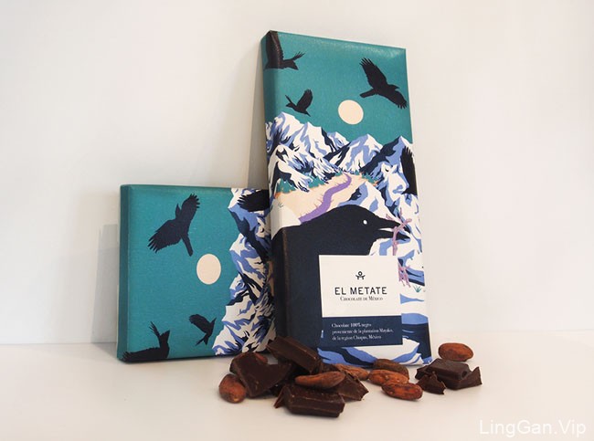 墨西哥风味的El Metate巧克力包装设计作品