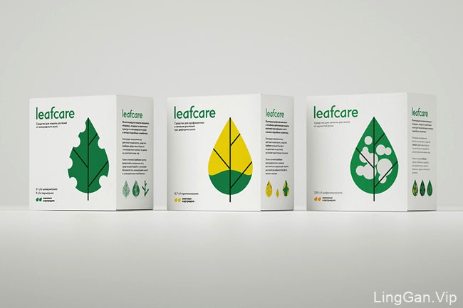 Leafcare植物护理产品系列包装设计作品