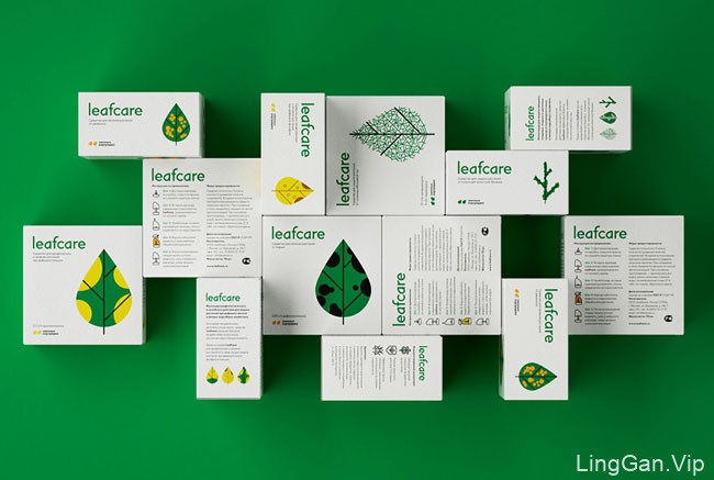 Leafcare植物护理产品系列包装设计作品