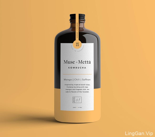 国外Muse Metta养生饮料包装设计作品