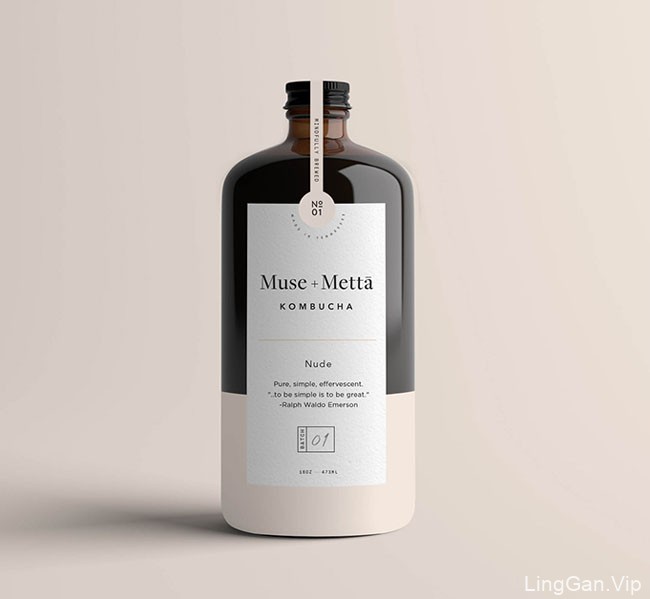 国外Muse Metta养生饮料包装设计作品