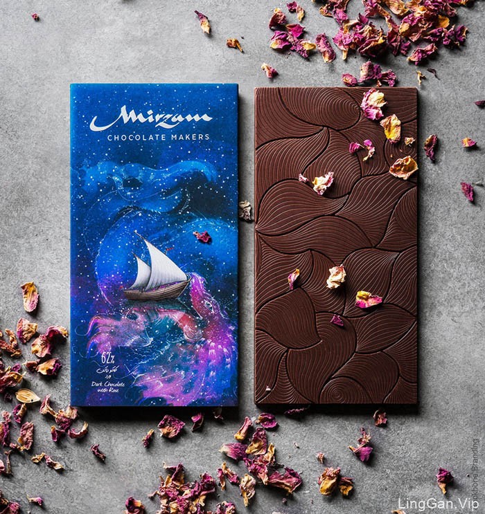 神话色彩的Mirzam巧克力包装设计NO.1