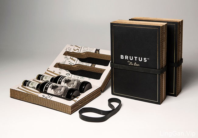 BRUTUS啤酒创意包装设计