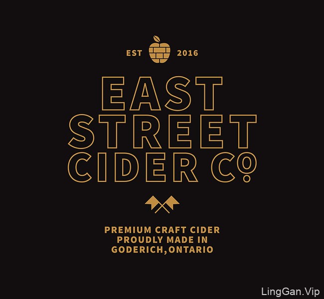 East Street Cider苹果酒包装设计