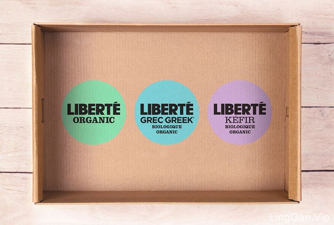 LIBERTE有机酸奶包装设计重塑