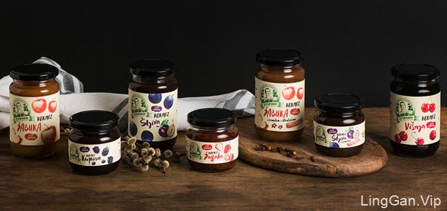 Stipino果酱等农产品制品包装设计
