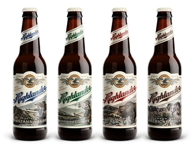Highlander啤酒包装设计