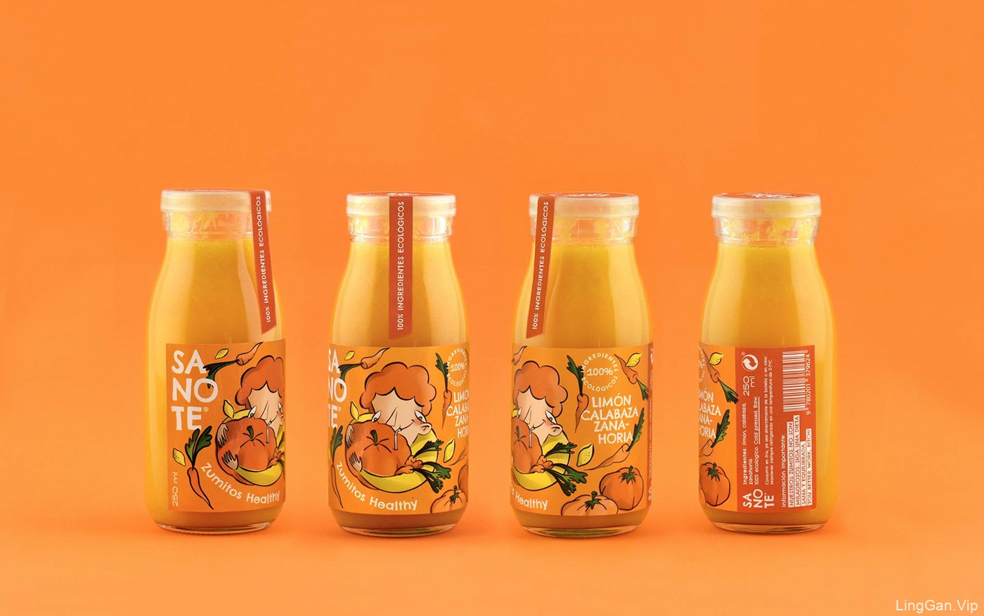 Sanote Zumitos Healthy果汁包装设计