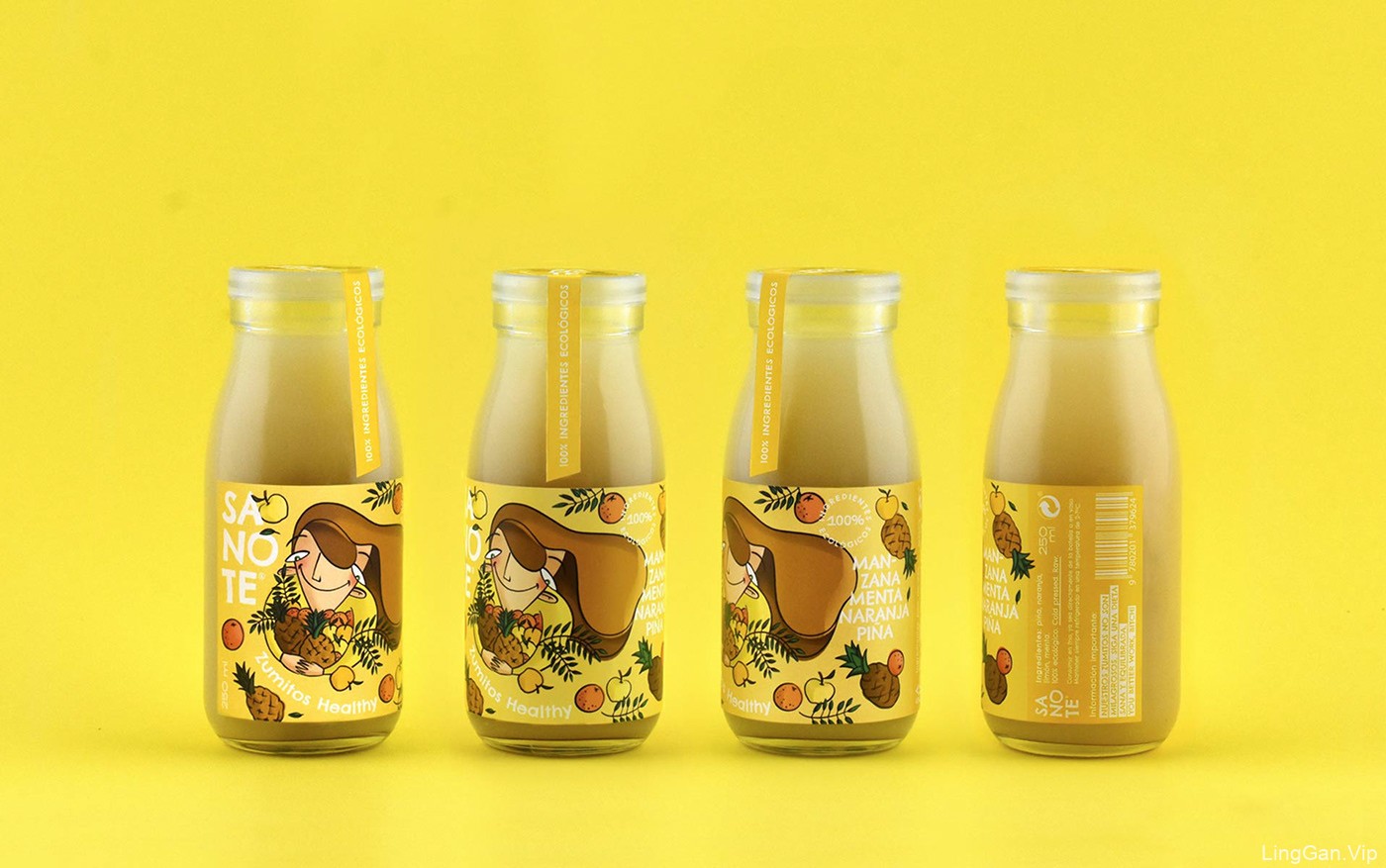 Sanote Zumitos Healthy果汁包装设计