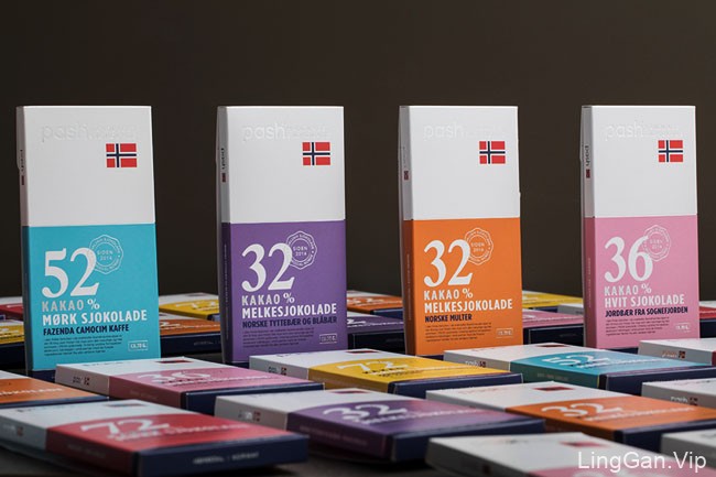 挪威PASH手工巧克力包装设计