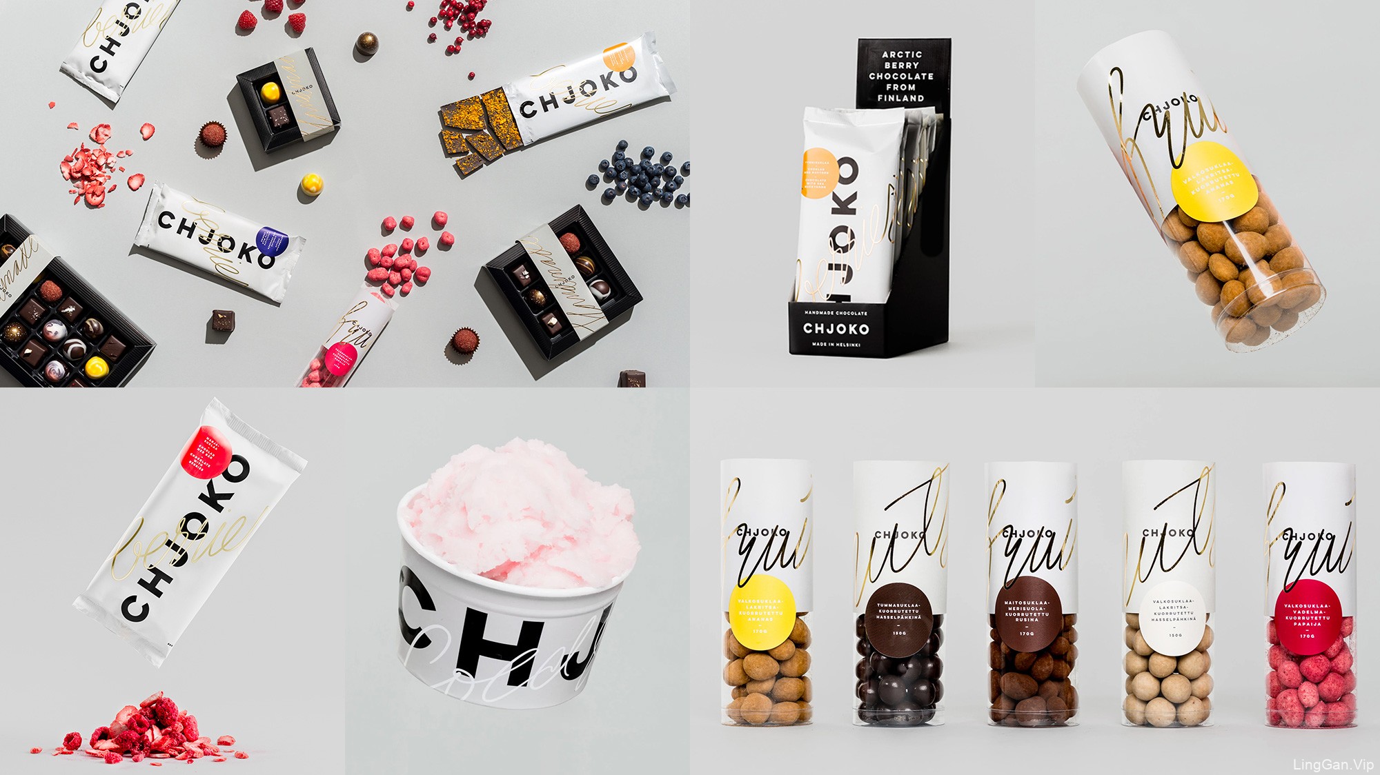 手工巧克力店Chjoko品牌和包装设计
