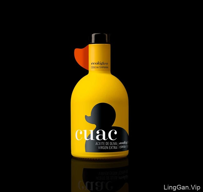 小黄鸭版CUAC AOVE橄榄油包装设计欣赏