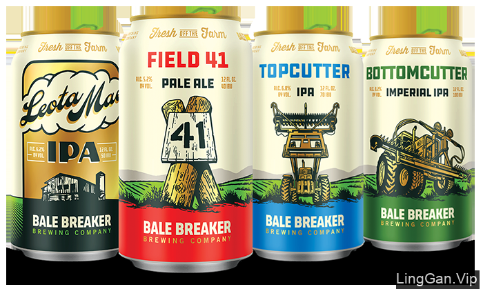 美国Bale Breaker啤酒包装设计