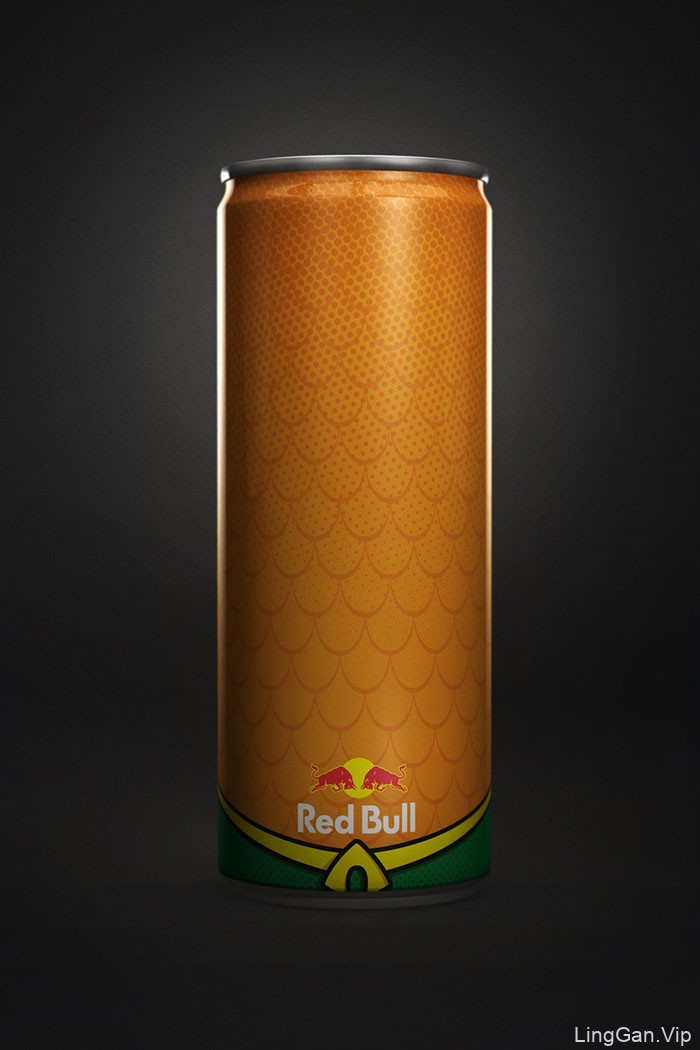 美国红牛能量饮料包装设计