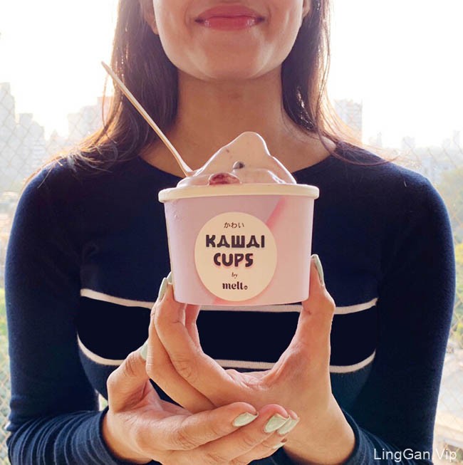Kawai Cups酸奶冰淇淋包装