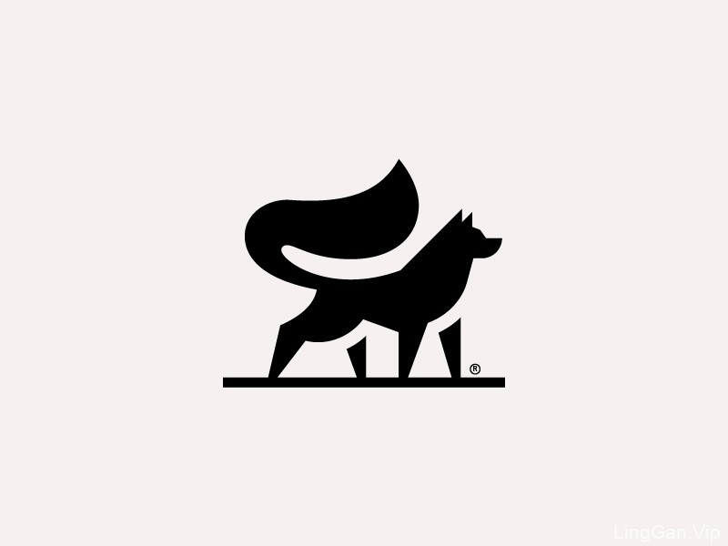极简生动！20款可爱动物Logo设计