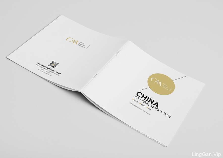 企业评估的画册设计CHINA-CAA