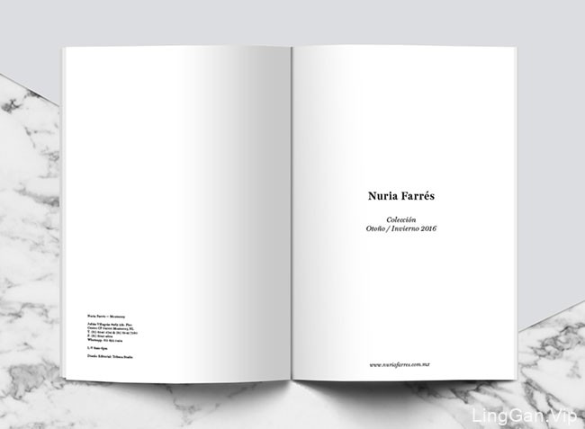 国外Nuria Farres女性时尚服装品牌杂志画册设计