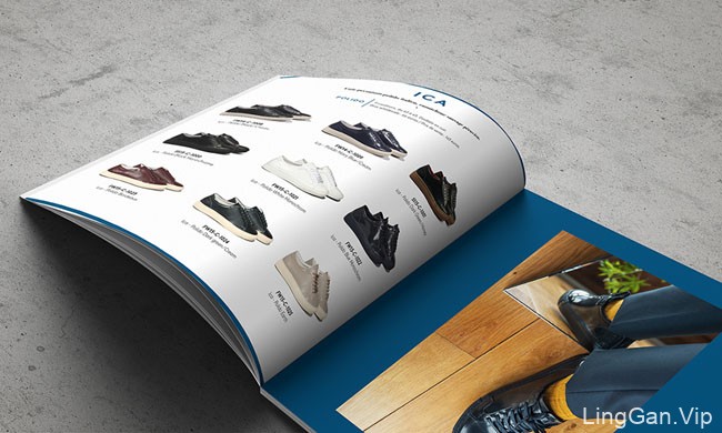 国外Piola高端运动鞋品牌画册设计分享