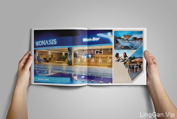 国外Wonasis酒店企业画册设计分享
