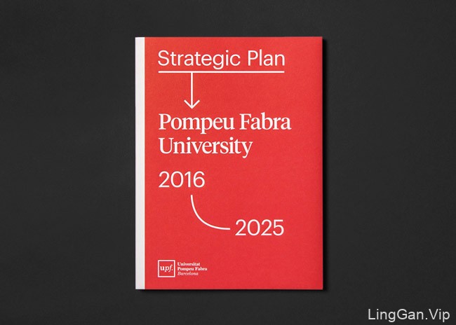 西班牙UPF大学2016-2025计划手册设计分享
