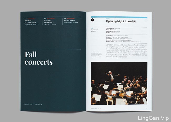 多伦多交响乐团最新宣传画册设计