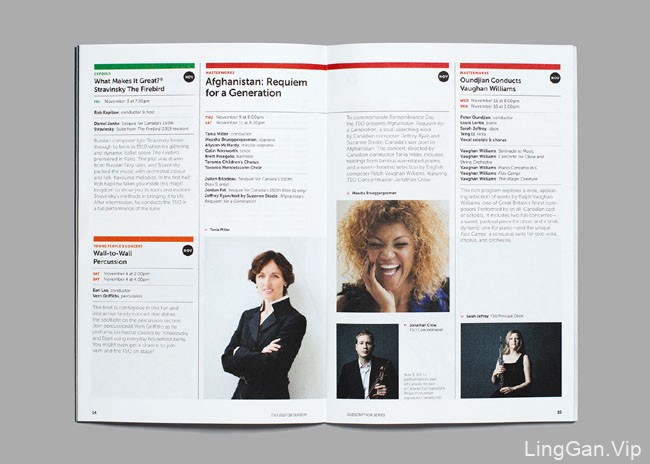 多伦多交响乐团最新宣传画册设计