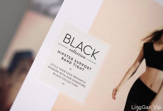 国外BLANQI女性护腿丝袜品牌时尚画册设计