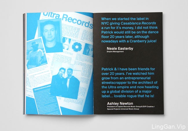 国外Ultra Music二十周年出版物设计