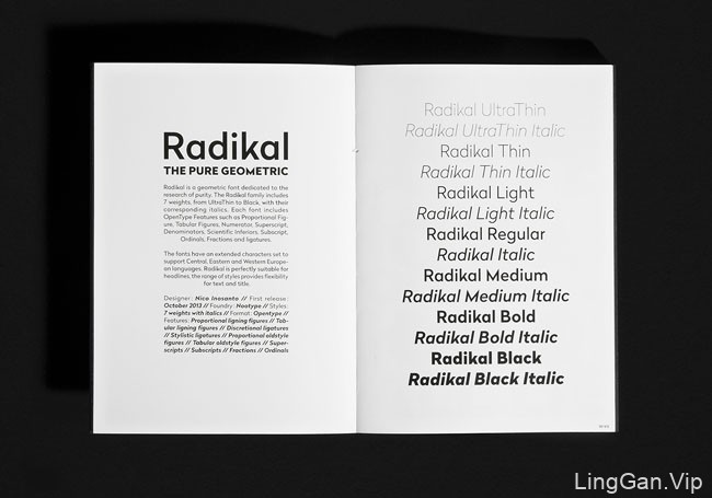 国外黑色系的《Radikal》书籍设计