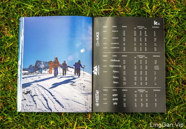 国外Kustom滑雪板新版画册设计