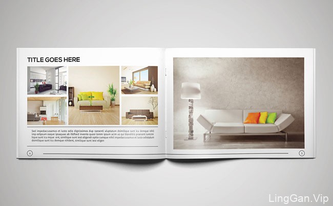 推荐一本国外适合室内设计公司的画册模版