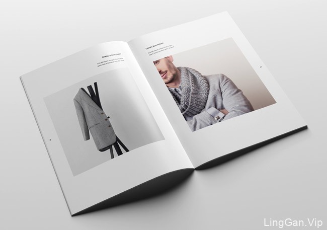 国外时尚男装画册模版设计案例分享