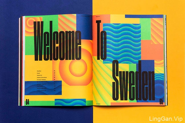 Welcome to Sweden创新文化与设计类杂志版面