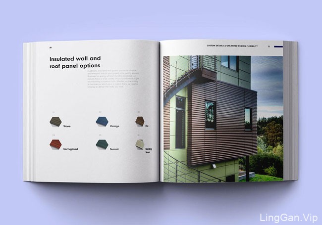 EcoSteel建筑公司画册设计欣赏