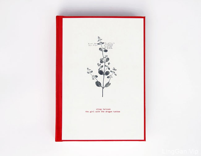 Stieg Larsson系列创意书籍设计作品