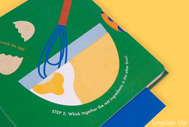 Cook In A Book系列幼儿烹饪学习创意书籍设计