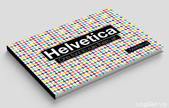 国外Helvetica字体手册版式设计作品