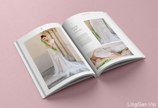 Natasha Bovykina手工婚纱礼服品牌画册设计