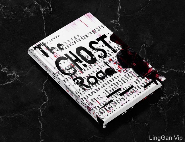 《The Ghost Road》恐怖故事书封面设计