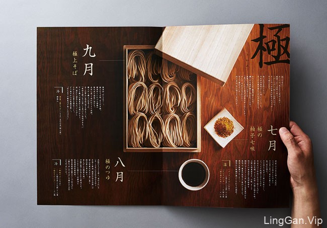 日本荞麦面品牌宣传册设计