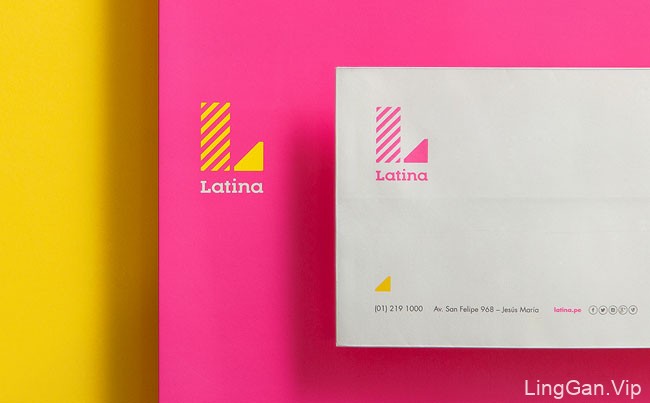 国外Latina TV电视台新版品牌形象设计