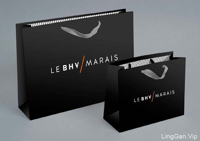 巴黎LeBHV百货品牌VI形象设计欣赏