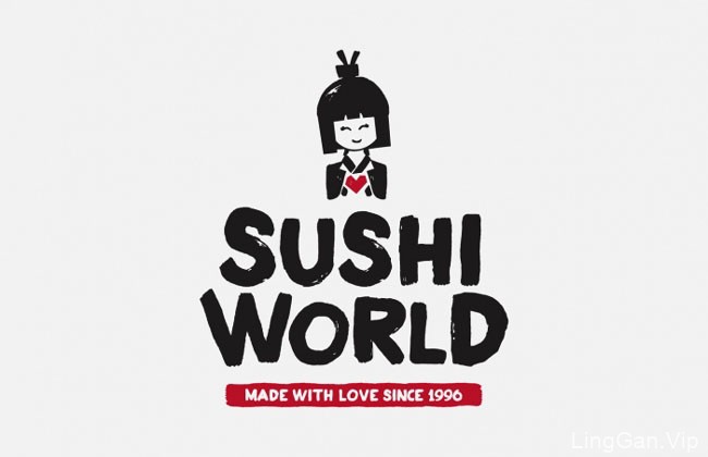 悉尼餐饮行业Sushi World寿司餐厅VI形象设计