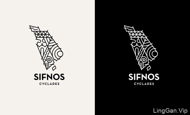 希腊Sifnos岛视视觉识别VI设计竞选获胜方案分享