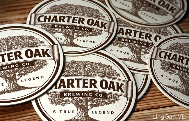 国外Charter Oak啤酒品牌形象设计分享