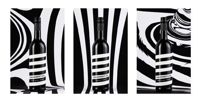 斑马纹风格的SchlossgutLull葡萄酒厂品牌形象设计