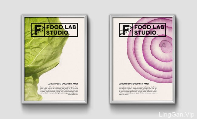 国外FOOD LAB STUDIO美食烹饪实验室VI形象设计