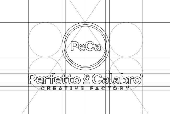 国外Perfetto Calabro创意工坊黑白VI设计分享