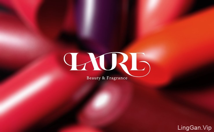 国外VI设计美容美颜LAURE化妆品品牌形象设计分享20P